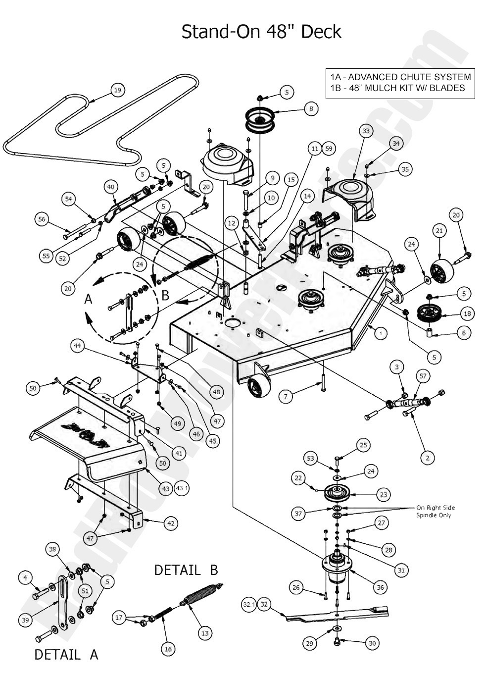 2017 Stand-On - 48" Deck Assermbly